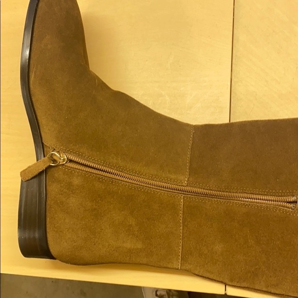 J. Crew Troy Over The Knee Boots Suede K2741 Brown - Picture 4 of 6